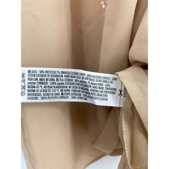 English Factory Cream White Self-Tie Tank Top Cotton T-Shirt - Picture 7 of 10